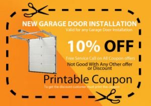 10 percent off New Garage Door Installation